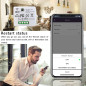 DieseRC Mini commutateur WiFi sans fil télécommande RF 2500W 10A 3 récepteurs avec 1 interrupteur mural sans fil contrôle intell DieseRC Mini commutateur WiFi sans fil télécommande RF 2500W 10A 3 récepteurs avec 1 interrupteur mural sans fil contrôle intell