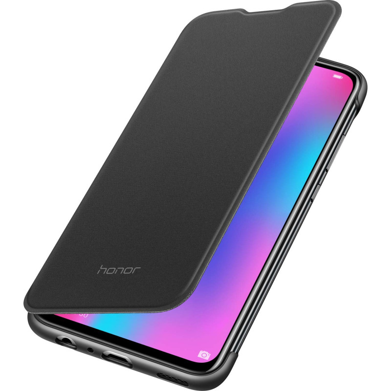 HONOR Housse Etui Flip Cover Noir pour 10 Lite HONOR Housse Etui Flip Cover Noir pour 10 Lite