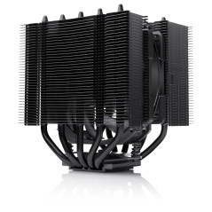 Noctua NH-D12L chromax.black, Ventirad CPU Faible Hauteur Double Tours (120mm, Noir)