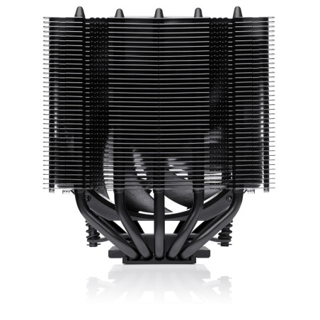 Noctua NH-D12L chromax.black, Ventirad CPU Faible Hauteur Double Tours (120mm, Noir)