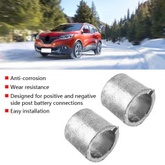 Adaptateur Cosses Batterie,Akozon 1 paire Adaptateur de Poteau de Convertisseur de Borne de Batterie Manchons Cathodiques pour a