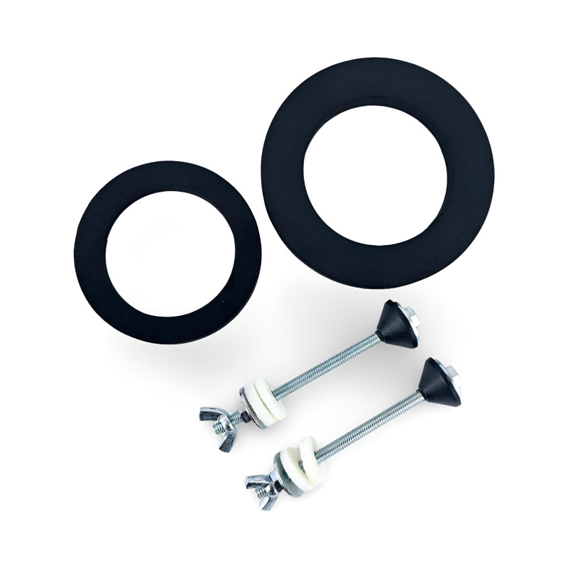 Kit de Réparation pour Cuvette de WC Fuyante - Kit de Fixation de Réservoir avec Joint en Mousse, Boulons et Rondelles pour Rése Kit de Réparation pour Cuvette de WC Fuyante - Kit de Fixation de Réservoir avec Joint en Mousse, Boulons et Rondelles pour Rése