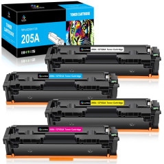 LeciRoba Toner pour HP 205A CF530A CF531A CF532A CF533A pour HP Color LaserJet Pro MFP M180 M180n M180nw M180fw M181 M181n M181f