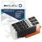LCL Cartouche d'encre Compatible CLI-571 CLI-571XL CLI-571XLBK (3Noir) Remplacement pour Canon PIXMA TS5050 TS5051 TS5053 TS5055 LCL Cartouche d'encre Compatible CLI-571 CLI-571XL CLI-571XLBK (3Noir) Remplacement pour Canon PIXMA TS5050 TS5051 TS5053 TS5055