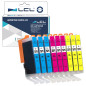 LCL Cartouche d'encre Compatible CLI-571 CLI-571XL CLI-571XLC CLI-571XLM CLI-571XLY (3Cyan 3Magenta 3Jaune) Remplacement pour Ca