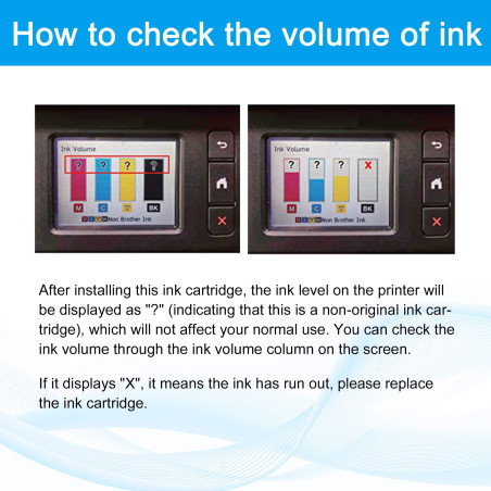 LCL Cartouche d'encre Compatible LC-3213 LC3213 LC-3213C LC3213C (1Cyan) Remplacement pour Brother DCP-J770 DCP-J772DW DCP-J774D