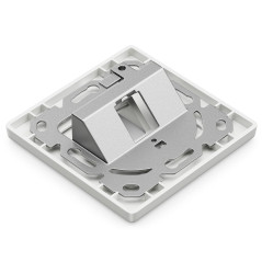 deleyCON 4x Prise Réseau CAT8 Encastrable avec RJ45 Keystone - 40 Gbit/s - STP Blindée - Prise de Données pour Câbles de Raccord