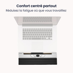 Contour RollerMouse Go – Souris Ergonomique centrée pour Le soulagement du Canal carpien | Compacte et idéale pour Les déplaceme
