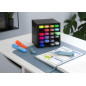 Faber-Castell 254602 Set de Bureau avec 24 Suligneurs dans une Boîte de Rangement, Surligneurs Pastel, Neóns et Métalliques, Poi Faber-Castell 254602 Set de Bureau avec 24 Suligneurs dans une Boîte de Rangement, Surligneurs Pastel, Neóns et Métalliques, Poi