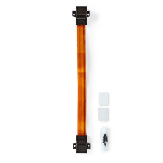 NEDIS Câble CAT5e - UTP - RJ45 (8P8C) Female - RJ45 (8P8C) Female - 0,30 m - Plat - PVC - Orange - Boîte