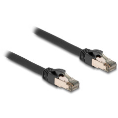 DeLOCK 80242 câble de réseau Noir 3 m Cat6a U/FTP (STP)