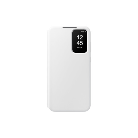 Etui Folio Smart S View Cover pour Samsung Galaxy A35 5G Blanc