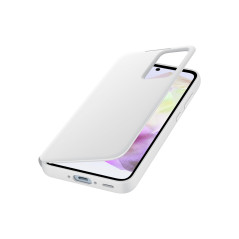 Etui Folio Smart S View Cover pour Samsung Galaxy A35 5G Blanc
