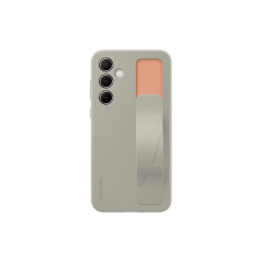 Samsung Standing Grip Case Coque avec Sangle et Fonction béquille pour Galaxy A55 5G Gris