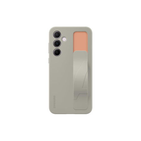 Samsung Standing Grip Case Coque avec Sangle et Fonction béquille pour Galaxy A55 5G Gris