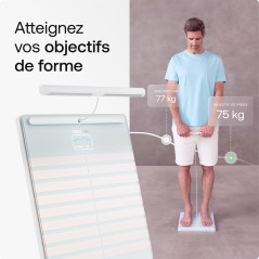 WITHINGS Body Scan - Balance connectée Wi-Fi pour améliorer sa santé, pèse personne, analyse de composition corporelle, masse gr