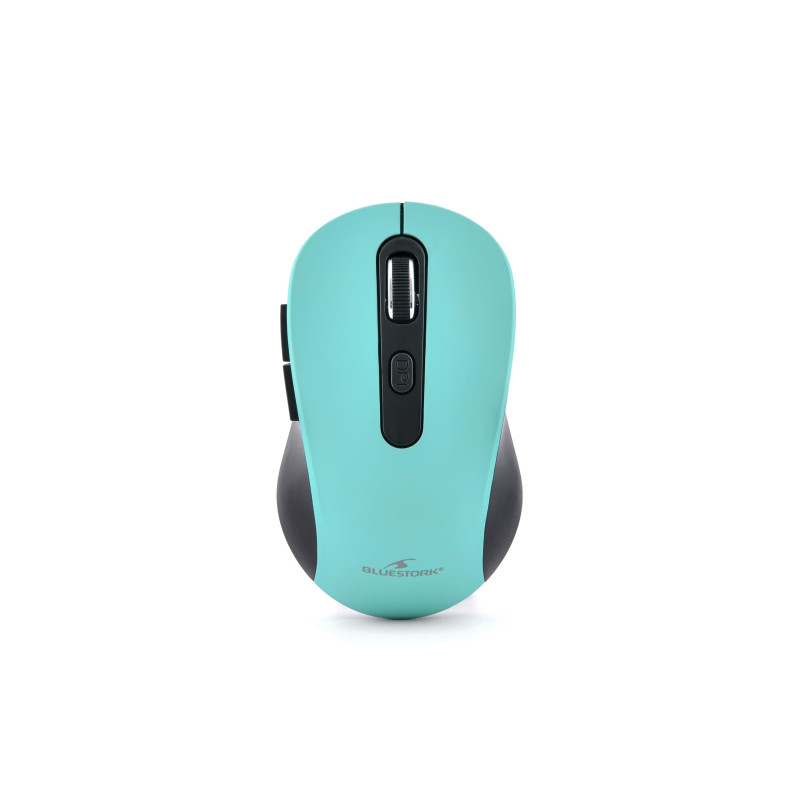 Bluestork - Souris sans Fil Rechargeable, Silencieuse, Récepteur USB, 2,5 Ghz, Souris sans Fil, 6 Boutons, Design Ergonomique, 8