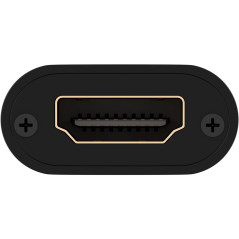 goobay 58491 Amplificateur de Signal HDMI/Répéteur 4K @30Hz - pour Prolonger Une Connexion HDMI jusqu'à 40m / Boîtier Plat et Ro