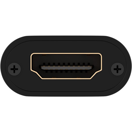 goobay 58491 Amplificateur de Signal HDMI/Répéteur 4K @30Hz - pour Prolonger Une Connexion HDMI jusqu'à 40m / Boîtier Plat et Ro