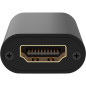 goobay 58491 Amplificateur de Signal HDMI/Répéteur 4K @30Hz - pour Prolonger Une Connexion HDMI jusqu'à 40m / Boîtier Plat et Ro goobay 58491 Amplificateur de Signal HDMI/Répéteur 4K @30Hz - pour Prolonger Une Connexion HDMI jusqu'à 40m / Boîtier Plat et Ro