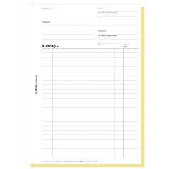 Herlitz 880427 Commande livre A4 104 2 x 40 Page autocopiant Sans bois (en langue allemande)