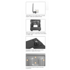 Equip 650896 Support Universel pour Lecteur multimédia