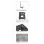 Equip 650896 Support Universel pour Lecteur multimédia
