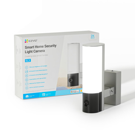 EZVIZ Caméra de Surveillance extérieure, projecteur Intelligent avec éclairage intégré, détection Personne/véhicule, Vision Noct
