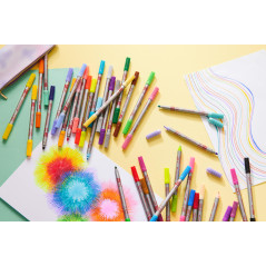 Faber-Castell 151140 - Coffret de feutres avec 40 feutres doubles pour enfants et adultes
