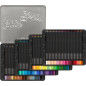 Faber-Castell 116490 Black Edition 100 Crayons de Couleur dans une Boîte en Métal, Résistants à la Rupture, Prise en Main Ergono Faber-Castell 116490 Black Edition 100 Crayons de Couleur dans une Boîte en Métal, Résistants à la Rupture, Prise en Main Ergono