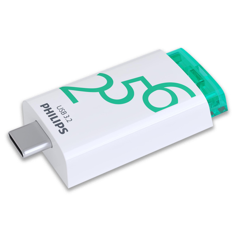 Philips Click Edition Port USB-C Lecteur Flash USB 3.2 Gen 1 256 Go pour PC, Ordinateur Portable, Smartphone, Tablette avec Port Philips Click Edition Port USB-C Lecteur Flash USB 3.2 Gen 1 256 Go pour PC, Ordinateur Portable, Smartphone, Tablette avec Port
