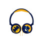 Lexibook, Batman, Casque Audio stéréo Enfant, Puissance sonore limitée, Pliable et Ajustable, Bleu/Orange, HP015BAT Lexibook, Batman, Casque Audio stéréo Enfant, Puissance sonore limitée, Pliable et Ajustable, Bleu/Orange, HP015BAT
