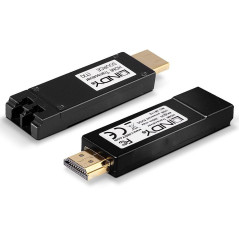 LINDY Kit Extender HDMI 4K sur Fibre Optique jusqu'à 300m 38170 Noir