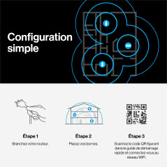 Système WiFi Mesh Double Bande Velop Micro 6 de Linksys – Routeur WiFi 6 3 Gbit/s pour 465 m² et Plus de 150 appareils – Remplac