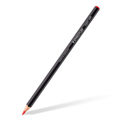 Staedtler Crayons de couleur super soft de haute qualité, Fort pouvoir couvrant sur papier blanc et noir, Boîte métal avec 12 cr