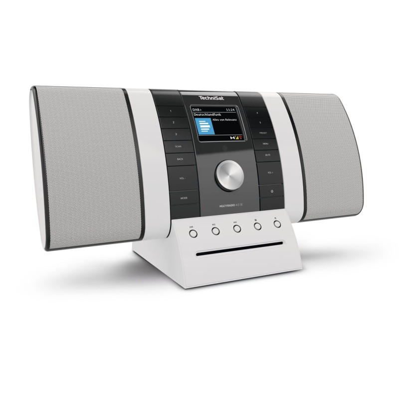 TechniSat MULTYRADIO 4.0 SE - Radio Internet (radio Wi-Fi, DAB+, FM, Spotify, Bluetooth, lecteur CD, USB, écran couleur, 2 haut- TechniSat MULTYRADIO 4.0 SE - Radio Internet (radio Wi-Fi, DAB+, FM, Spotify, Bluetooth, lecteur CD, USB, écran couleur, 2 haut-