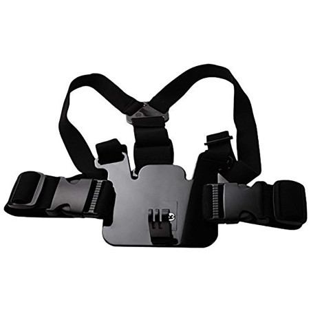 Activeon ATVAM01A Sangle de Poitrine pour Camera d'action Noir