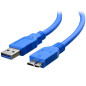 Techly 0.5m USB 3.0 A-Micro B M/M câble USB 0,5 m USB 3.2 Gen 1 (3.1 Gen 1) USB A Micro-USB B Bleu Techly 0.5m USB 3.0 A-Micro B M/M câble USB 0,5 m USB 3.2 Gen 1 (3.1 Gen 1) USB A Micro-USB B Bleu