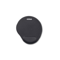 Nilox Tapis Raton NXMPE01 Ergonomique (25 x 22) Noir
