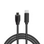 Logilink Câble de connexion USB 2.0 type C vers micro-USB, pour charger des appareils et synchroniser des données, couleur : noi Logilink Câble de connexion USB 2.0 type C vers micro-USB, pour charger des appareils et synchroniser des données, couleur : noi