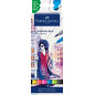 Faber-Castell 164606 - Goldfaber Aqua Dual Marker, avec pointe pinceau et pointe fineliner, étui de 6 pièces Faber-Castell 164606 - Goldfaber Aqua Dual Marker, avec pointe pinceau et pointe fineliner, étui de 6 pièces