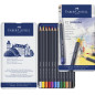 Faber-Castell 114712 - Crayons de couleur avec mine de craie grasse permanente Goldfaber, coffret de 12 pièces Faber-Castell 114712 - Crayons de couleur avec mine de craie grasse permanente Goldfaber, coffret de 12 pièces