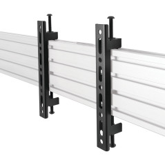 B-Tech BT8390-VESA200F - Accessoires de montage d'écran plat (Noir, 70 kg, 106,7 cm (42"), 81,3 cm (32"), Glissière, 28 mm)