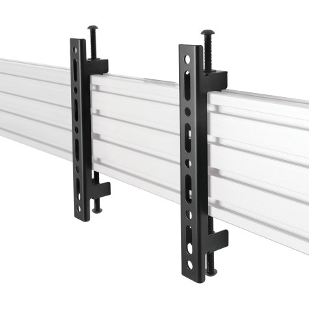 B-Tech BT8390-VESA200F - Accessoires de montage d'écran plat (Noir, 70 kg, 106,7 cm (42"), 81,3 cm (32"), Glissière, 28 mm)