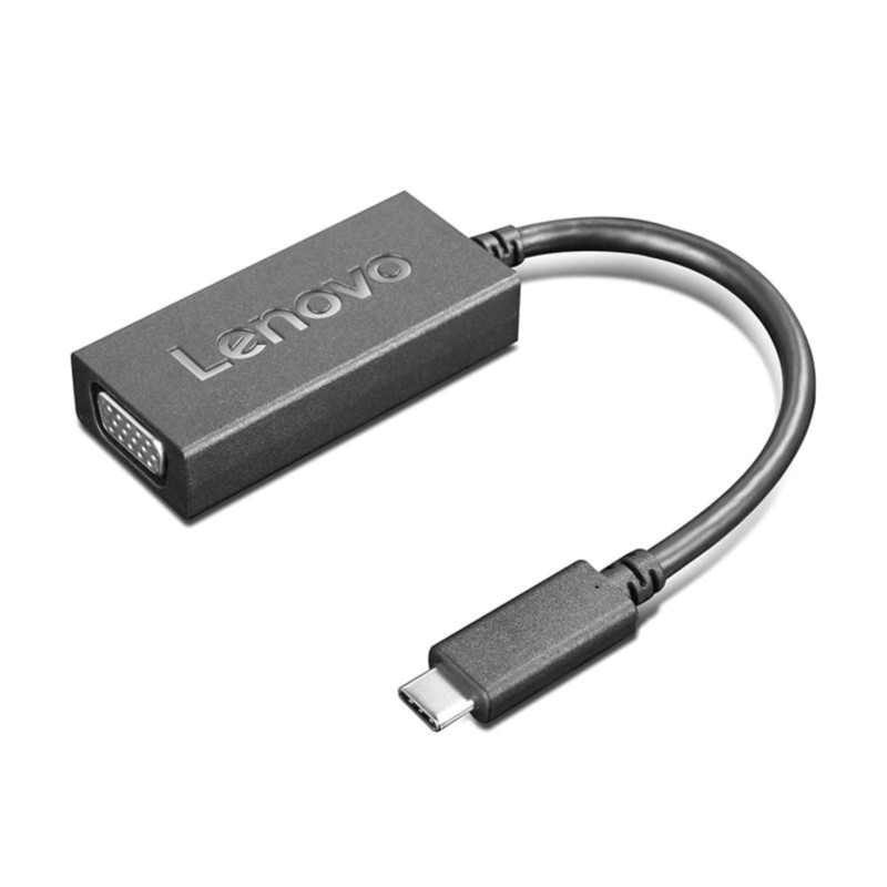 Lenovo USB-C to VGA Adapter 4X90M42956 Noir