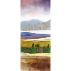 Faber-Castell 164521 - Goldfaber Aqua Dual Marker, Toscane, avec pointe pinceau et pointe fineliner, étui de 6 pièces