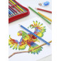 Faber-Castell 201597 - Set de crayons de couleur Colour Grip triangulaires, 24 pièces, crayons à papier inclus, pour enfants et Faber-Castell 201597 - Set de crayons de couleur Colour Grip triangulaires, 24 pièces, crayons à papier inclus, pour enfants et