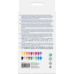Faber-Castell 164618 - Goldfaber Aqua Dual Marker, avec pointe pinceau et pointe fineliner, étui de 18 pièces