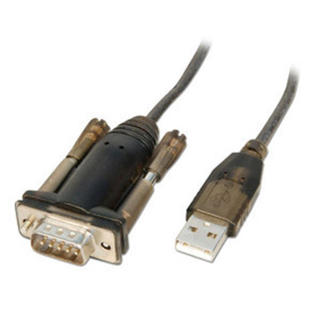 LINDY - Convertisseur Série USB RS232 Lite avec Câble Adaptateur de 1.5 m, chipset prolifique pour Appareils Industriels et équi