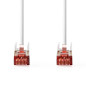 NEDIS Câble réseau catégorie 6 - Fiche RJ45 - Connecteur RJ45 - S/FTP - 0,50 m - Rond - LSZH - Blanc - Étiquette NEDIS Câble réseau catégorie 6 - Fiche RJ45 - Connecteur RJ45 - S/FTP - 0,50 m - Rond - LSZH - Blanc - Étiquette